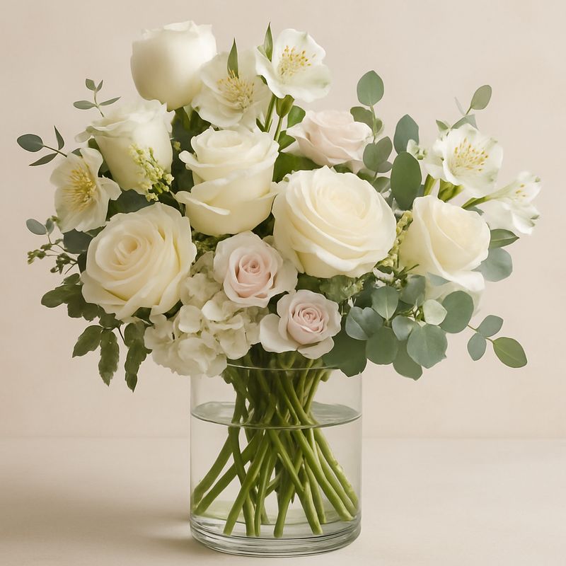 Peaceful White Cloud Cube