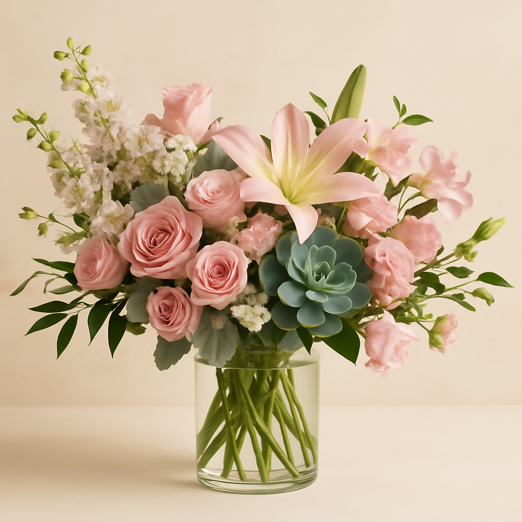 Blush Sophisticate Arrangement