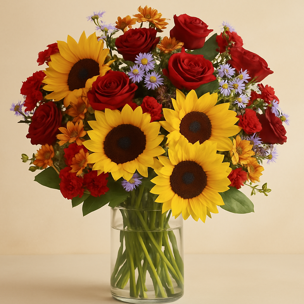 Harvest Gold Sunflower Mix